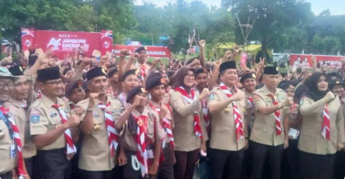 Pembukaan Jambore Daerah Pramuka NTB Tahun 2025